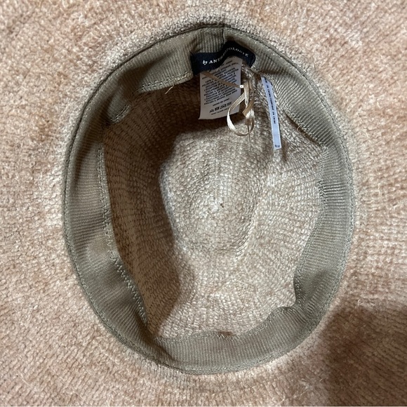 Anthropologie | Chenille Fedora Floppy Western Hat Neutral One Size - Picture 13 of 14
